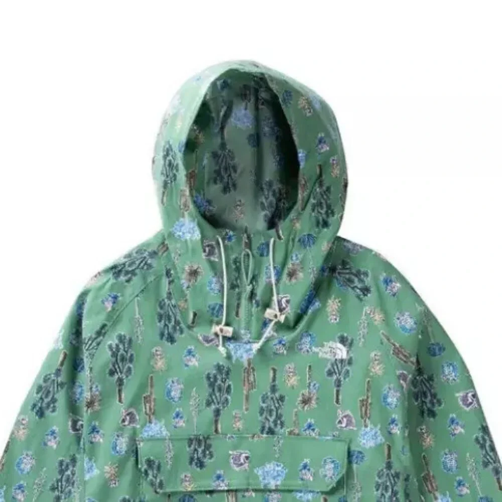 The North Face Class V NF0A5338IZG Hoodie Men's Large Green Windbreaker NCL548